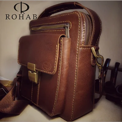 کیف کراس بادی «وادی» چرم طبیعی دست دوز
